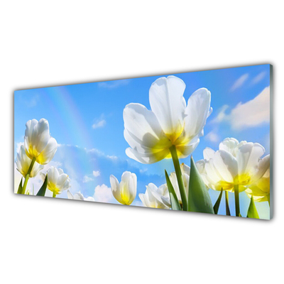 Glasbild aus Plexiglas® Blumen Pflanzen