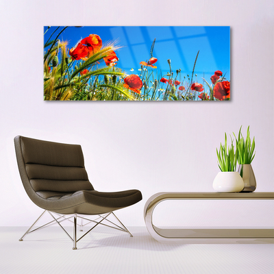 Glasbild aus Plexiglas® Blumen Pflanzen