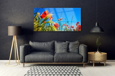 Glasbild aus Plexiglas® Blumen Pflanzen