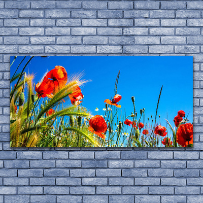 Glasbild aus Plexiglas® Blumen Pflanzen