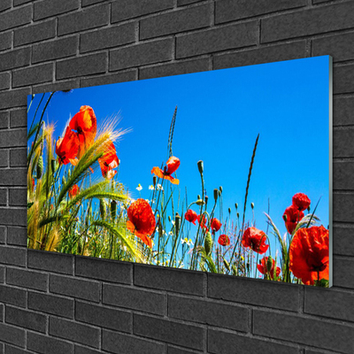 Glasbild aus Plexiglas® Blumen Pflanzen