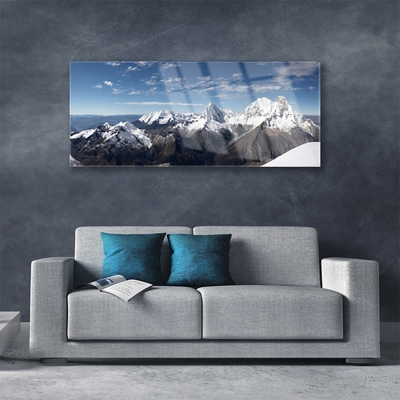 Glasbild aus Plexiglas® Gebirge Landschaft