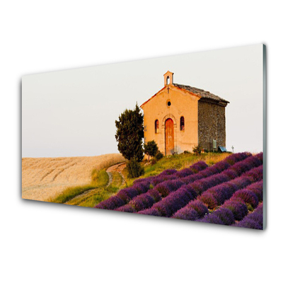 Glasbild aus Plexiglas® Acker Landschaft