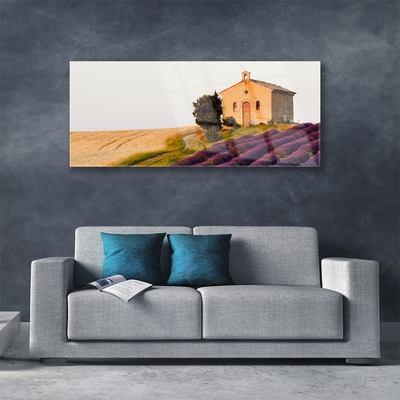 Glasbild aus Plexiglas® Acker Landschaft