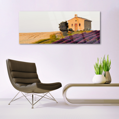 Glasbild aus Plexiglas® Acker Landschaft