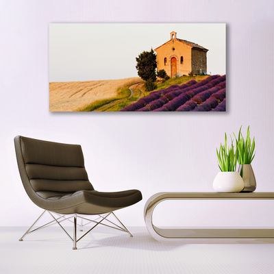 Glasbild aus Plexiglas® Acker Landschaft