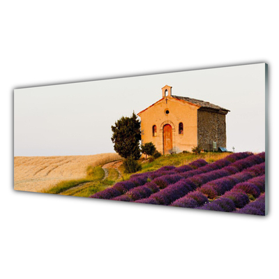 Glasbild aus Plexiglas® Acker Landschaft