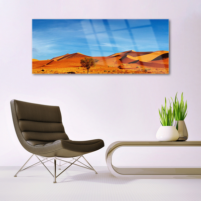 Glasbild aus Plexiglas® Wüste Landschaft