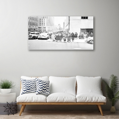 Glasbild aus Plexiglas® Stadt Gebäude
