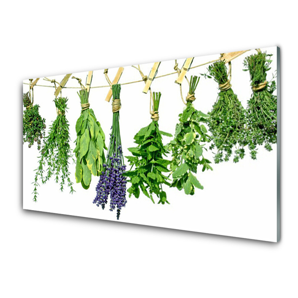Glasbild aus Plexiglas® Blumen Blätter Pflanzen