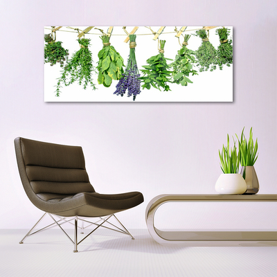 Glasbild aus Plexiglas® Blumen Blätter Pflanzen