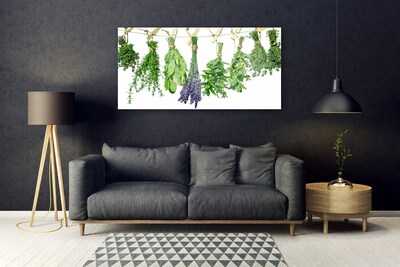 Glasbild aus Plexiglas® Blumen Blätter Pflanzen