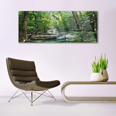 Glasbild aus Plexiglas® Wald Natur