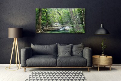 Glasbild aus Plexiglas® Wald Natur