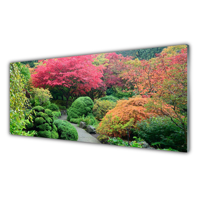 Küchenrückwand Spritzschutz Garten Blütenbaum Natur
