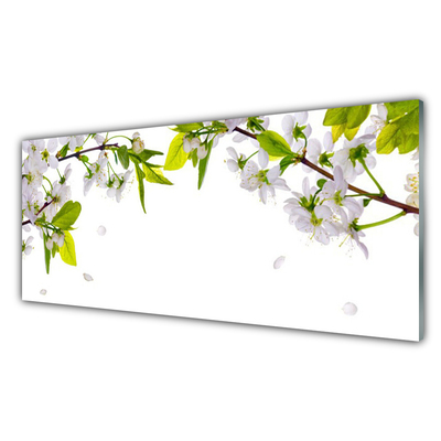 Küchenrückwand Spritzschutz Blumen Blätter Natur