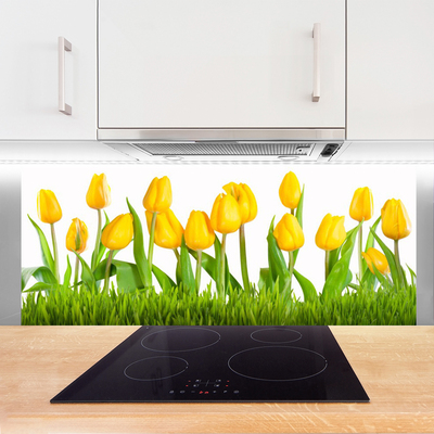 Küchenrückwand Spritzschutz Tulpen Pflanzen