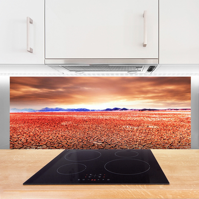 Küchenrückwand Spritzschutz Wüste Landschaft