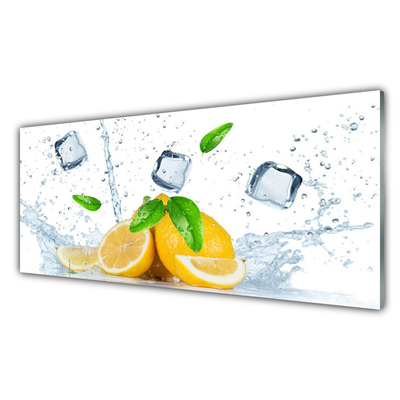 Küchenrückwand Spritzschutz Limette Eiswürfel Küche