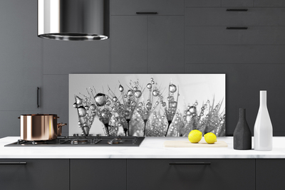 Küchenrückwand Fliesenspiegel Abstrakt Pflanzen