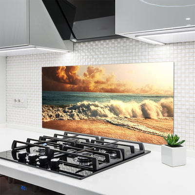 Küchenrückwand Fliesenspiegel Meer Strand Landschaft