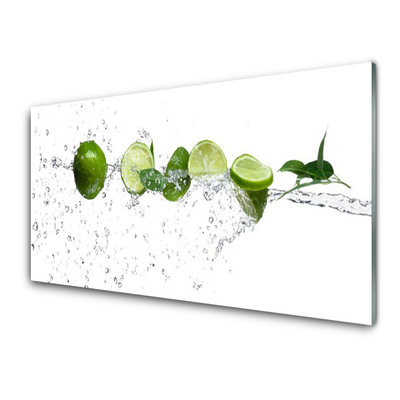 Küchenrückwand Fliesenspiegel Limetten Wasser Küche