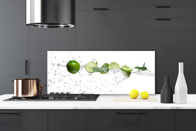 Küchenrückwand Fliesenspiegel Limetten Wasser Küche