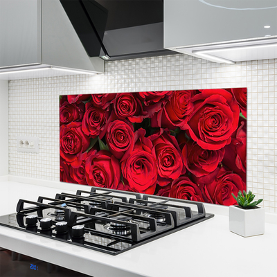 Küchenrückwand Fliesenspiegel Rosen Pflanzen