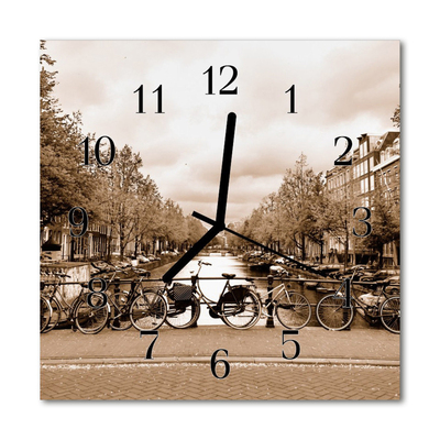 Glasuhr Küchenuhr Amsterdam