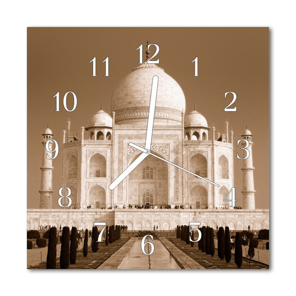 Glasuhr Küchenuhr Taj Mahal