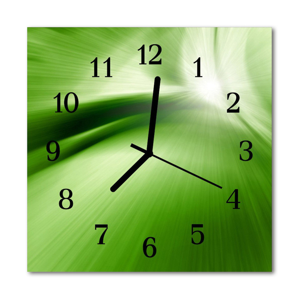 Glasuhr Küchenuhr Abstraktes