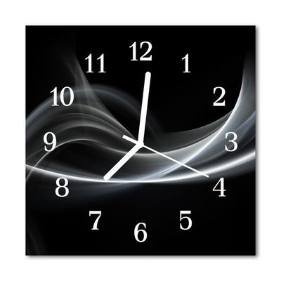 Glasuhr Küchenuhr Abstrakte Linien