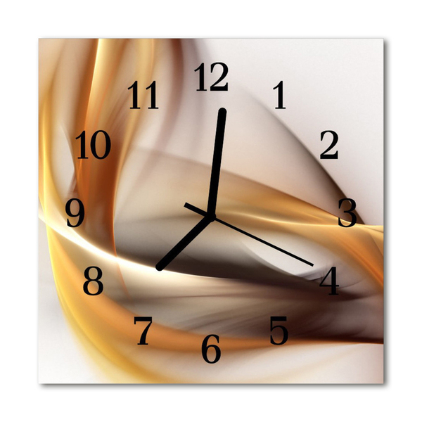 Glasuhr Küchenuhr Abstrakt