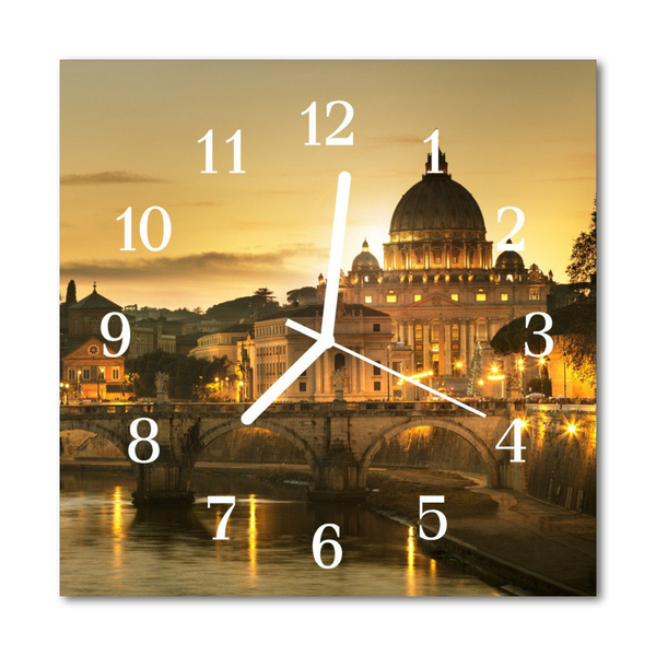 Glasuhr Wanduhr Basilika
