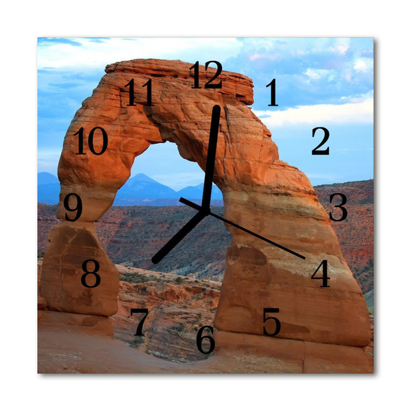 Glasuhr Wanduhr Grand Canyon