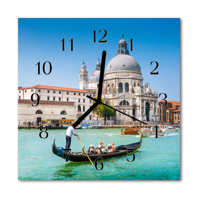 Glasuhr Wanduhr Venedig