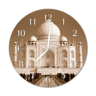 Glasuhr Küchenuhr Taj Mahal