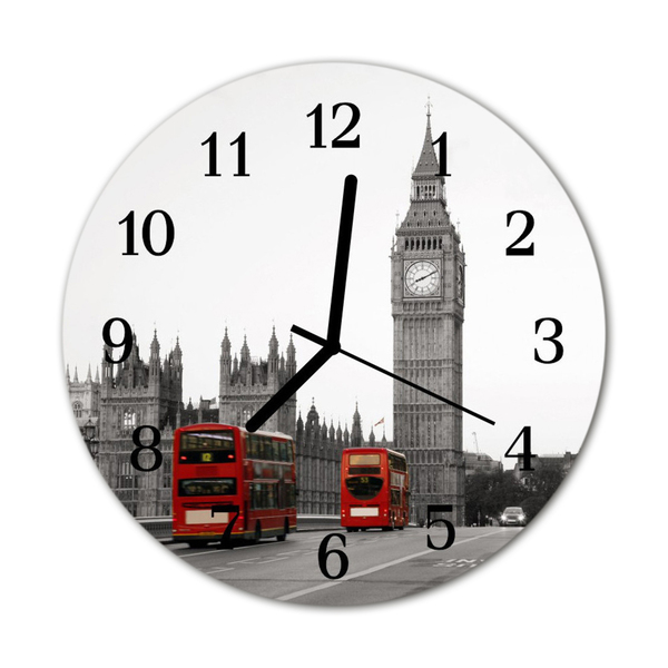 Glasuhr Küchenuhr London