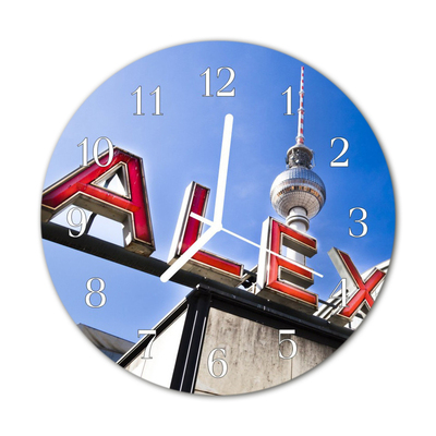 Glasuhr Küchenuhr Alexanderplatz