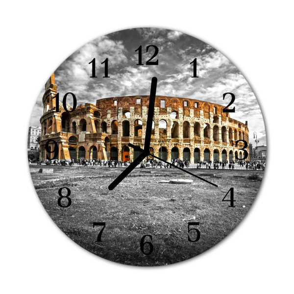 Glasuhr Küchenuhr Colosseum