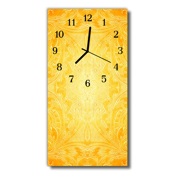 Glasuhr Wanduhr Abstrakt
