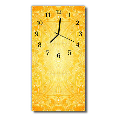 Glasuhr Wanduhr Abstrakt