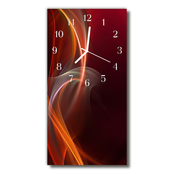 Glasuhr Wanduhr Abstrakt