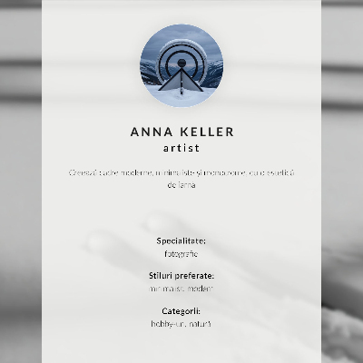 Kunstdruck leinwand Minimalismus, weißgraue Skier, Schatten, Frieden