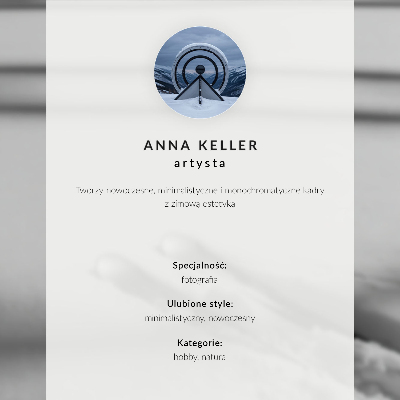 Kunstdruck leinwand Minimalismus, weißgraue Skier, Schatten, Frieden