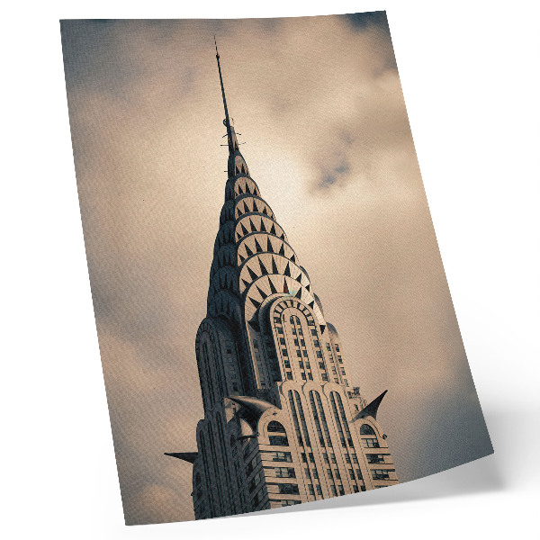 Kunstdruck leinwand Ein eleganter Turm, visuelle Symmetrie und eine Fülle architektonischer Formen