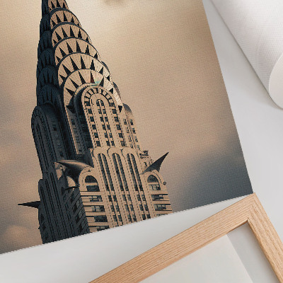Kunstdruck leinwand Ein eleganter Turm, visuelle Symmetrie und eine Fülle architektonischer Formen