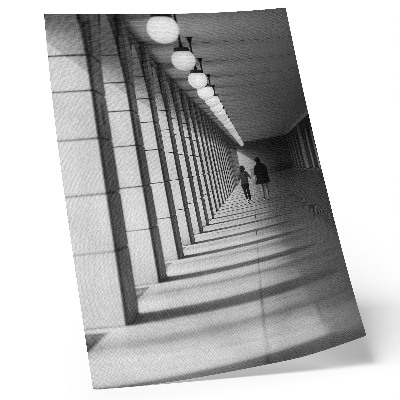 Poster Moderne Architektur: lange Schatten, Symmetrie