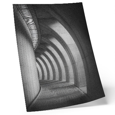 Wandposter Futuristische Eleganz in Schwarz-Weiß