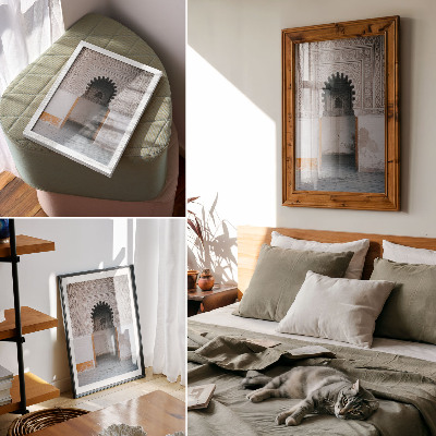 Wandposter Orientalische Dekorationen und Wandsymmetrie